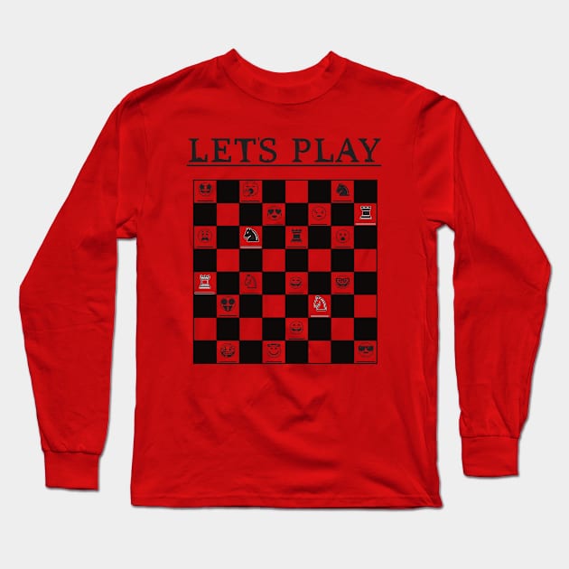 Schach Long Sleeve T-Shirt by Viktor